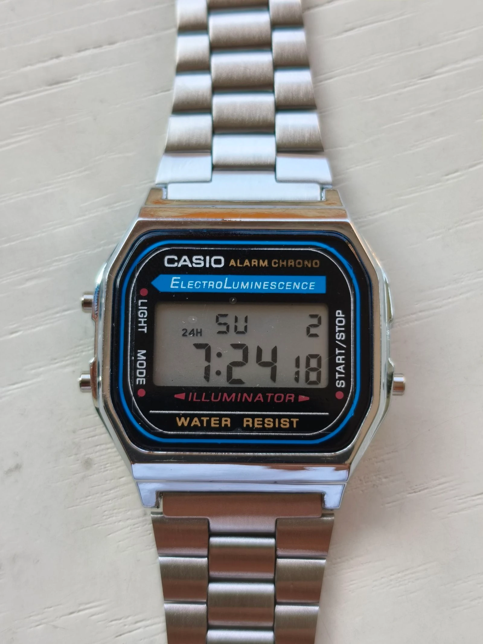 Casio relógio vintage digital retro novo